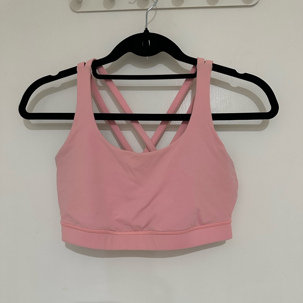 lululemon athletica Pink Strappy Sports Bra